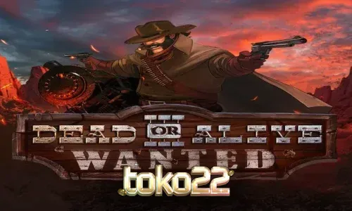 Tampilan visual slot Dead or Alive 3 Wanted dengan tema Wild West yang kelam